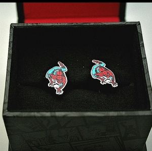 Marvel Comics Classic Spider-Man Crawling Cufflinks New Gift Box